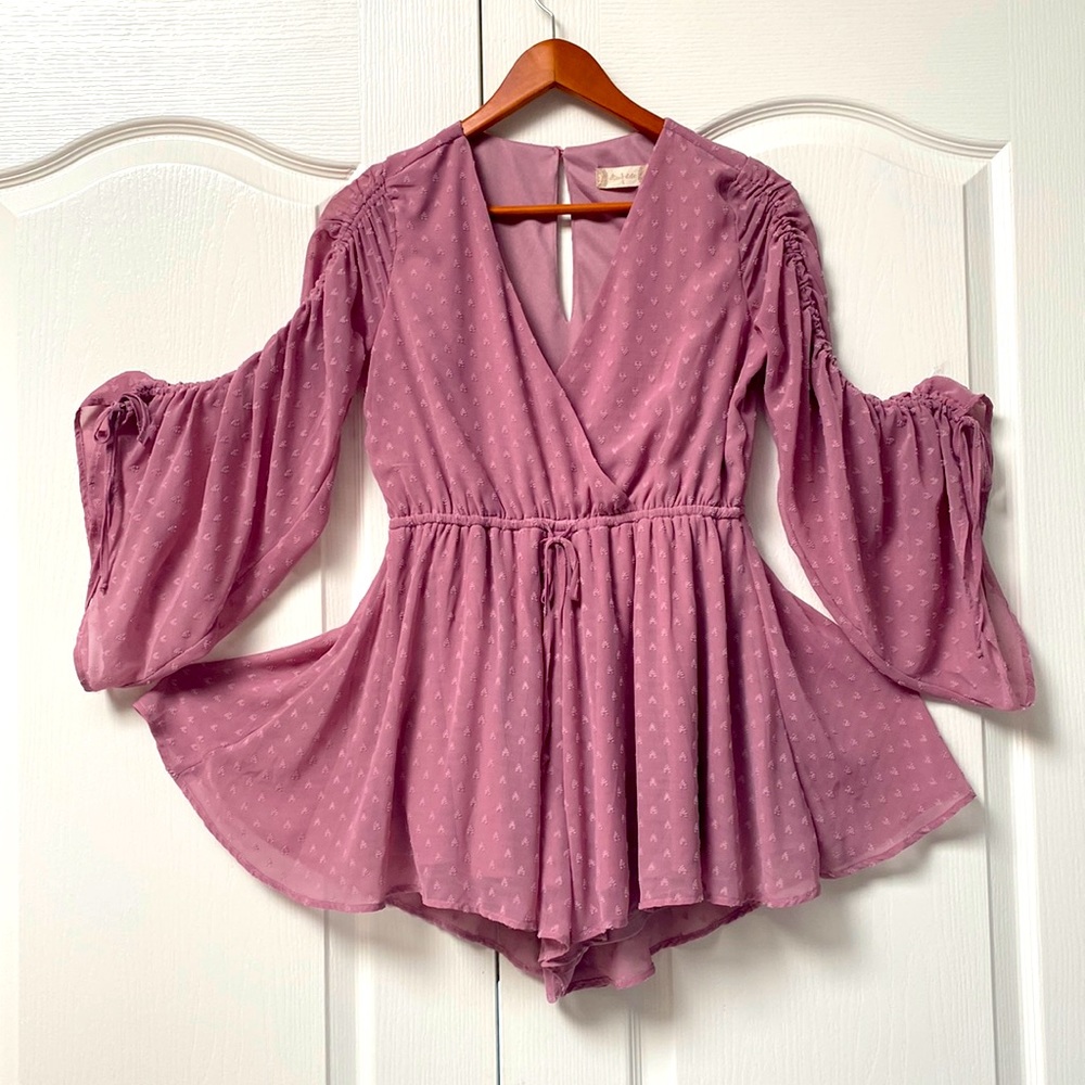 Altar’d State long sleeve romper, size S